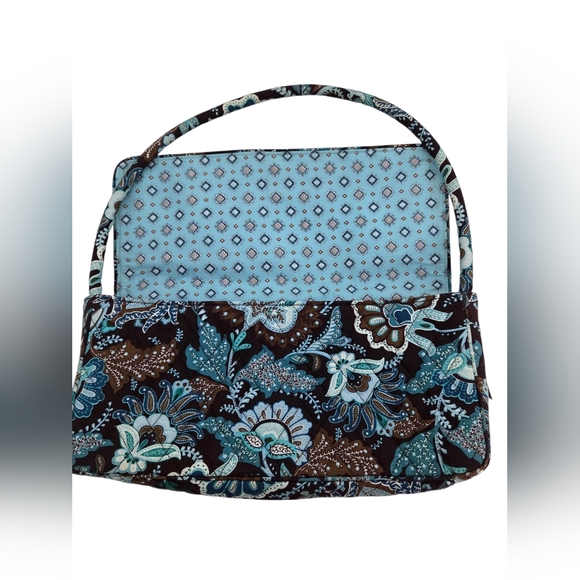 Vera Bradley Knot Just A Clutch Totally Turq Shoulder Bag - Picture 3 of 10